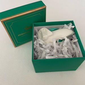 Jonathan Adler Porcelain Dog Hound White Ornament